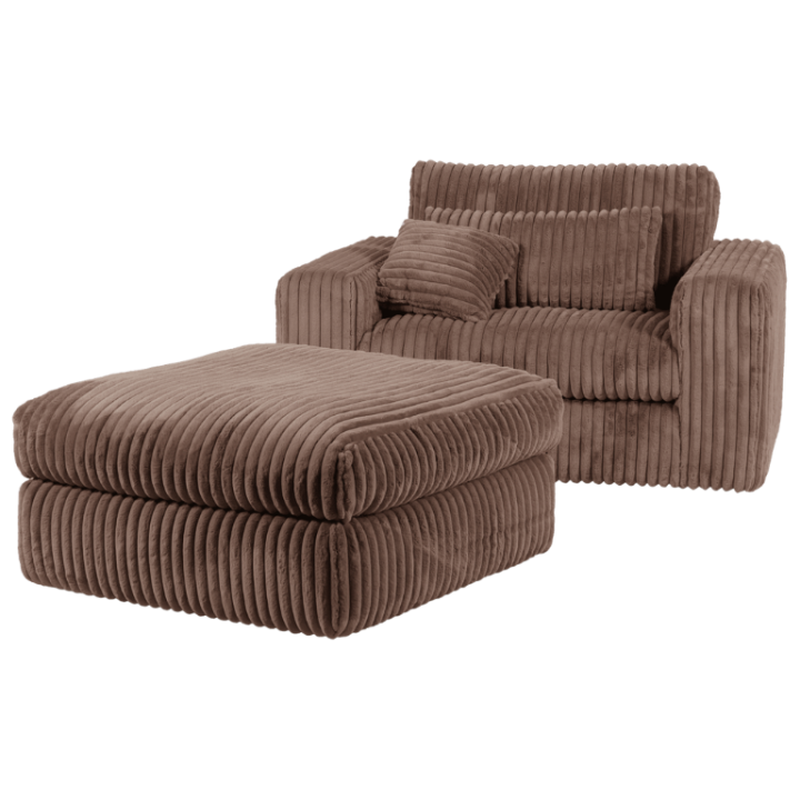 Pouf Moiano taupe