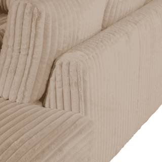 Salon d'angle droit Mojo beige