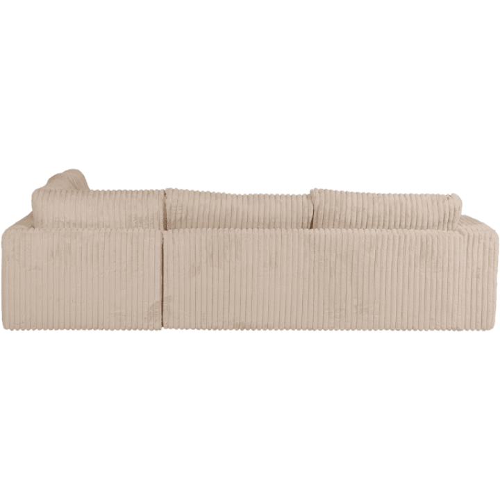 Salon d'angle droit Mojo beige