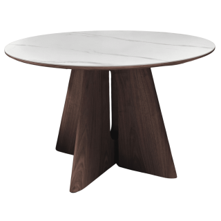 Table Mika ronde céramique 120 cm