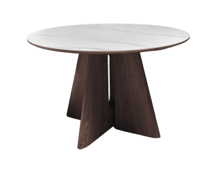 Table Mika ronde céramique 120 cm
