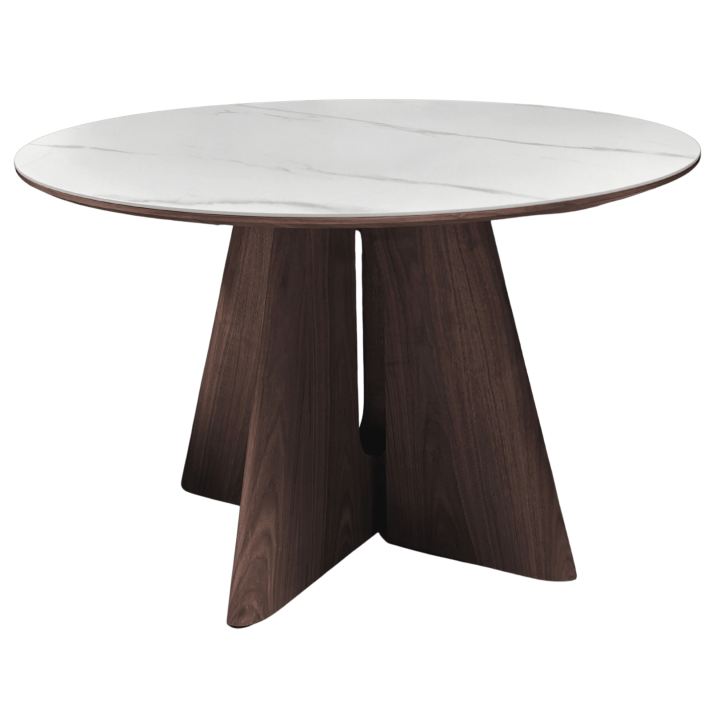 Table Mika ronde céramique 120 cm
