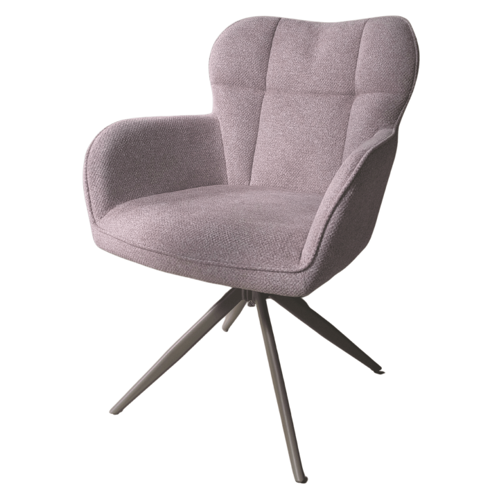 Chaise Macao pivotante taupe