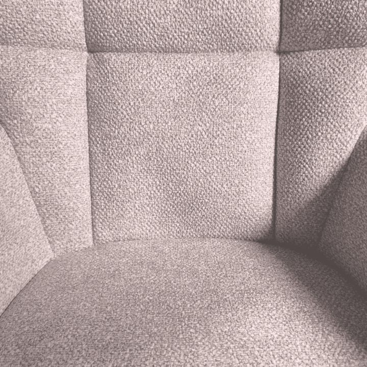 Chaise Macao pivotante taupe