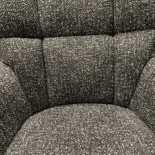 Chaise  Macao pivotante gris graphite