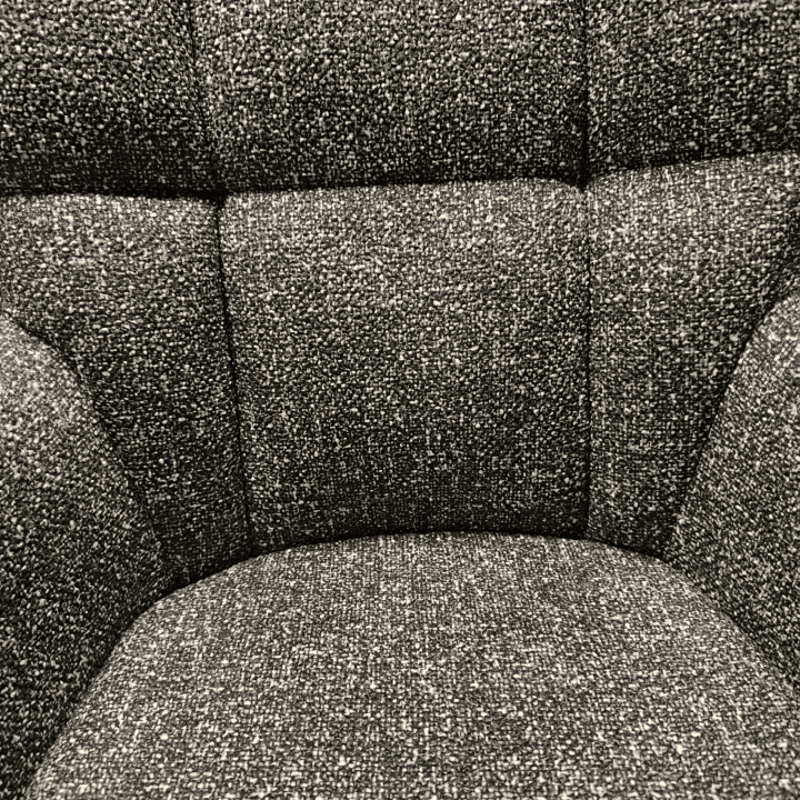 Chaise  Macao pivotante gris graphite