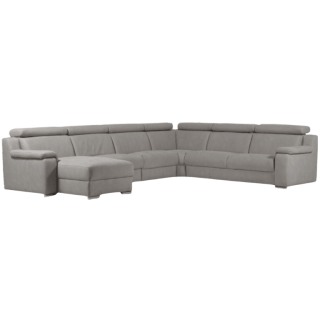 Salon d'angle Panenka gris clair