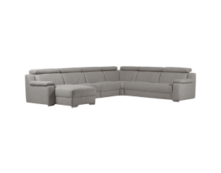 Salon d'angle Panenka gris clair