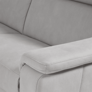 Salon d'angle Panenka gris clair