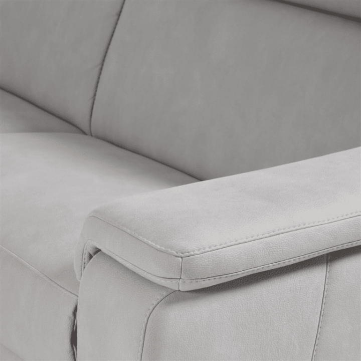 Salon d'angle Panenka gris clair