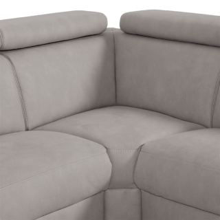 Salon d'angle Panenka gris clair