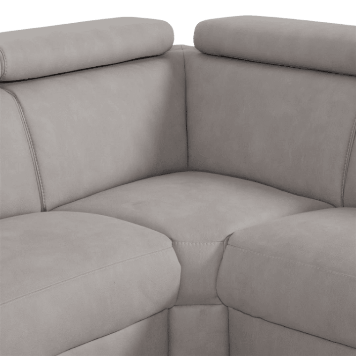 Salon d'angle Panenka gris clair