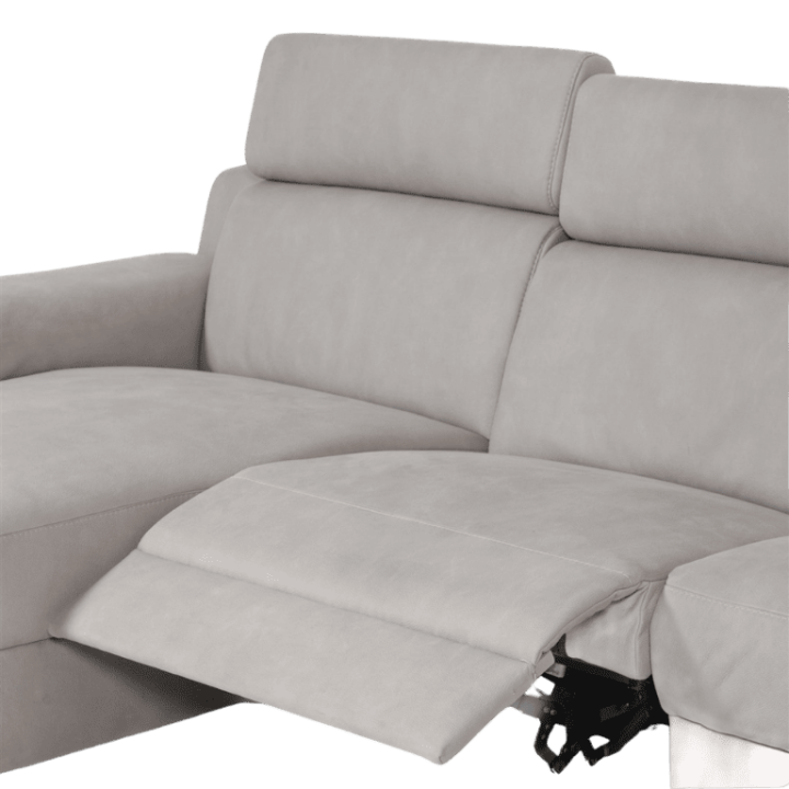 Salon d'angle Panenka gris clair