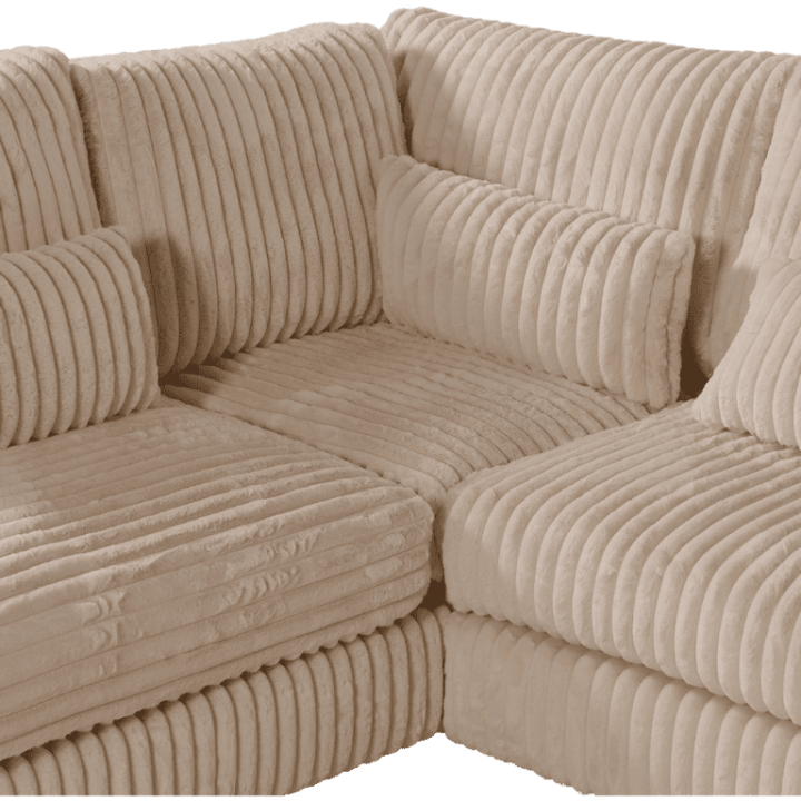 Salon d'angle gauche Mojo beige