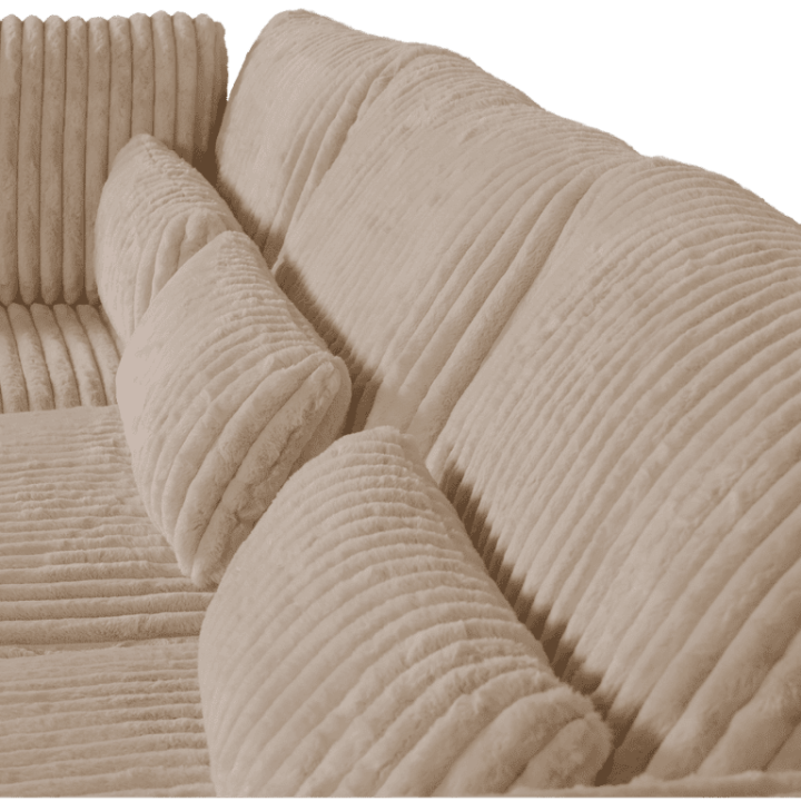 Salon d'angle gauche Mojo beige