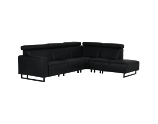 Salon d'angle Ribba noir