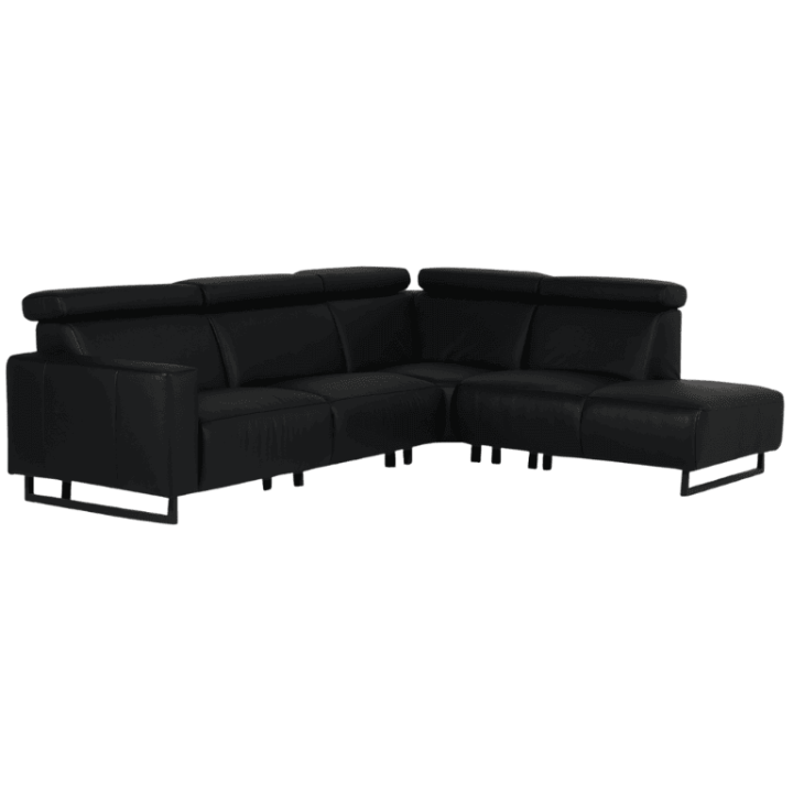 Salon d'angle Ribba noir