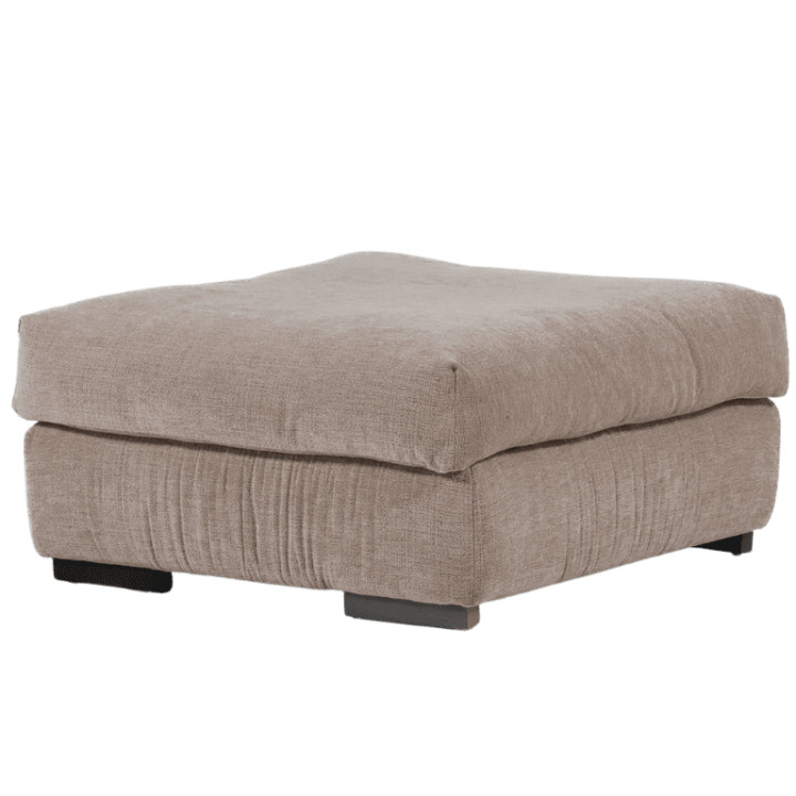 Pouf Polany bandy taupe