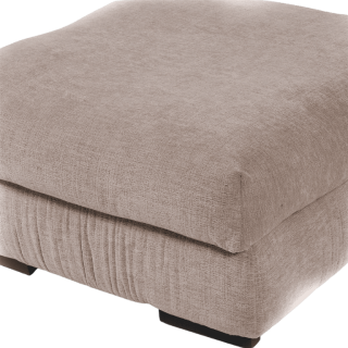 Pouf Polany bandy taupe