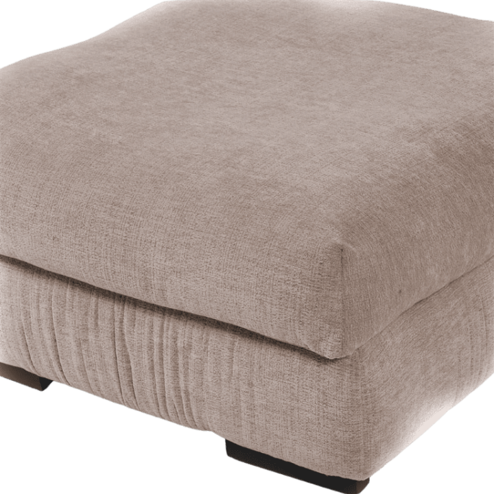 Pouf Polany bandy taupe