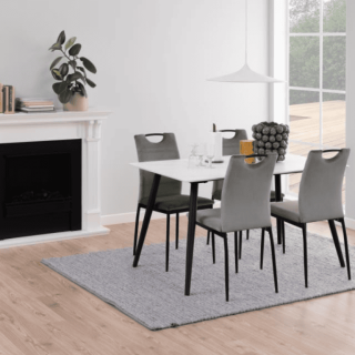 Table rectangulaire Wiclow Blanc 24298
