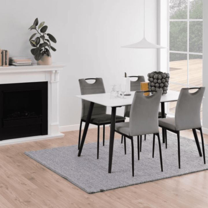 Table rectangulaire Wiclow Blanc 24298