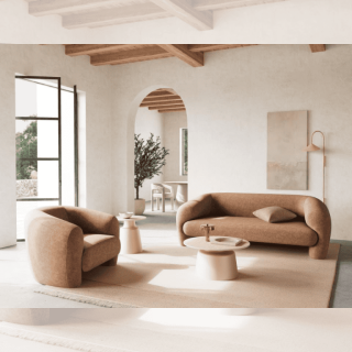 Coffee table beige Santorini Beige