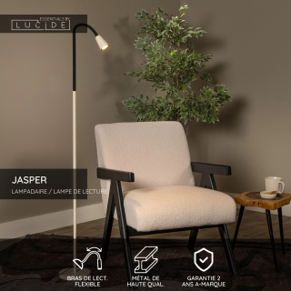 Lampadaire Jasper beige  65706/01/38
