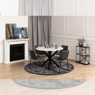 Produit WEB - 18857 Table 110 cm ronde Heaven céramique