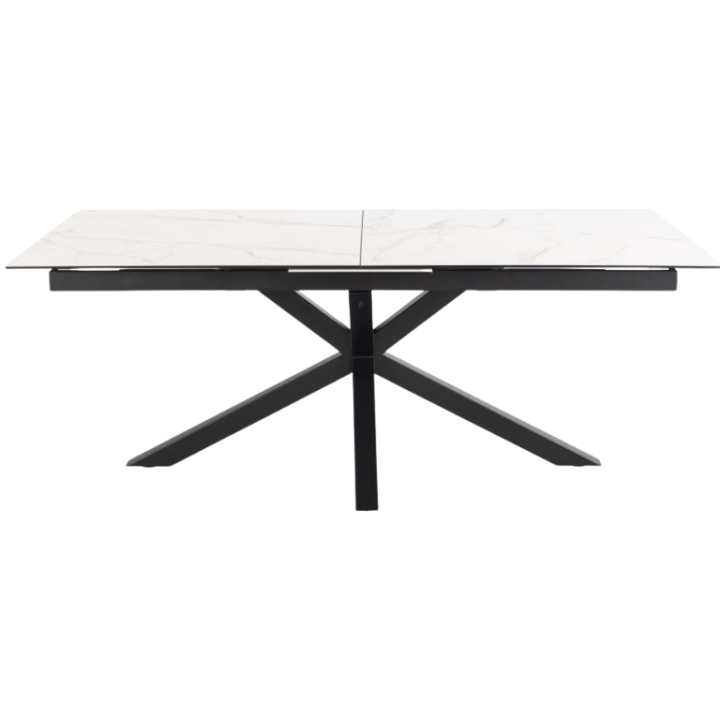 Table rectangulaire Heaven Céramique white allongeable 200/240cm