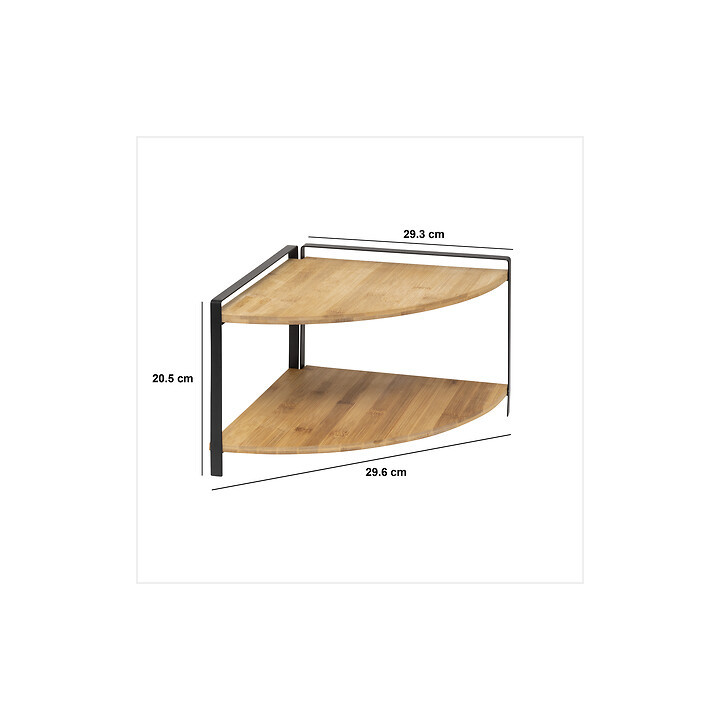 Etagère d'angle - Ordera Bambou