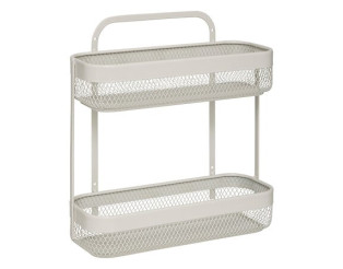 Etagère 2 niveaux Mayaj argile 169223A