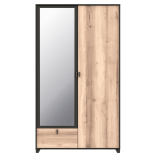 Armoire 2 portes - 1 tiroir Bowie