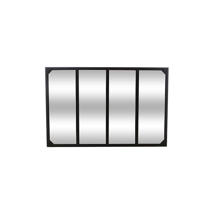 Miroir métal noir Lola