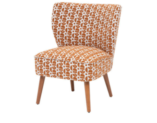 Fauteuil Chiara chenille ambre