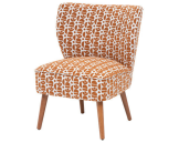 Fauteuil Chiara chenille ambre