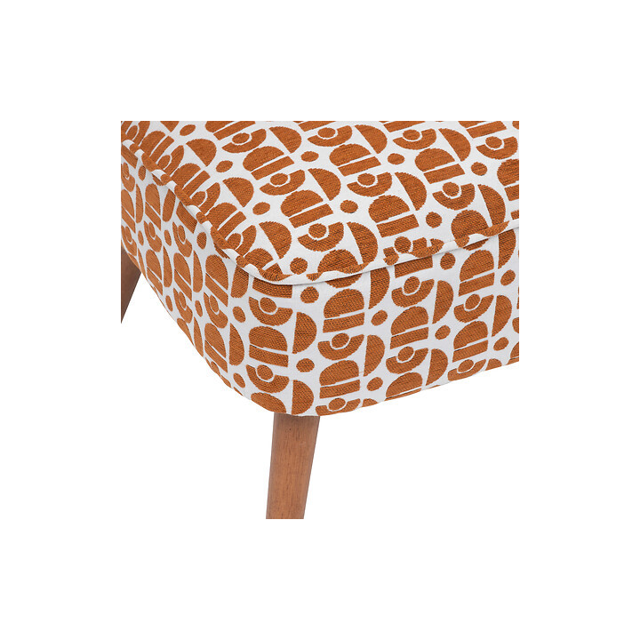 Fauteuil Chiara chenille ambre