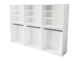 Casa 2 - dressing 270 cm blanc