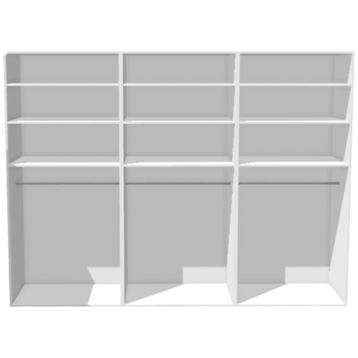 Casa 2 - dressing 270 cm blanc
