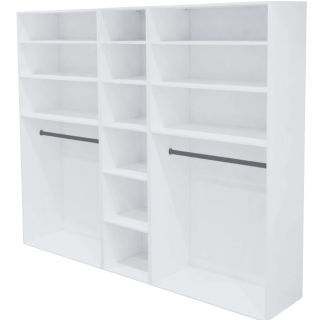 Casa - Dressing 225 cm - Blanc