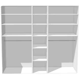 Casa - Dressing 225 cm - Blanc