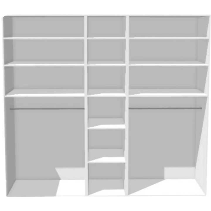 Casa - Dressing 225 cm - Blanc