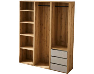 Meuble de rangement Casa 180 cm chêne hikory