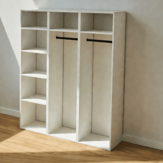 Meuble de rangement 180 cm Casa blanc