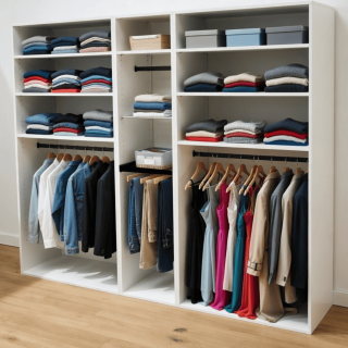Casa - dressing 240 cm Blanc