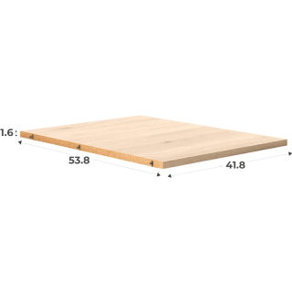 Kit étagère Casa chêne hikory L 45 cm
