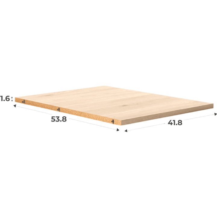 Kit étagère Casa chêne hikory L 45 cm