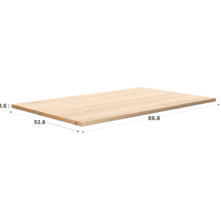 kit Casa 1 étagère L 90 cm - P 56 cm chêne hikory