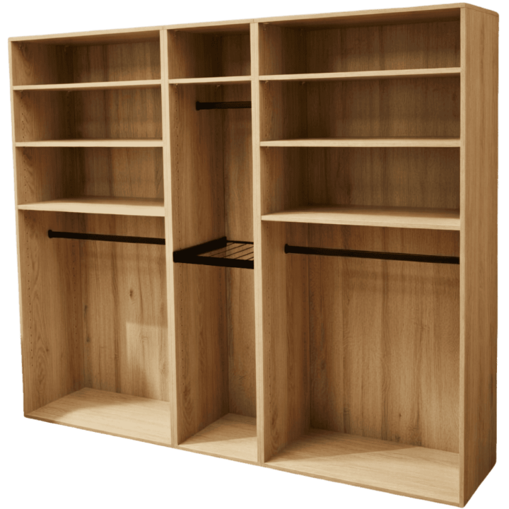 Casa - dressing 240 cm Chêne Hickory