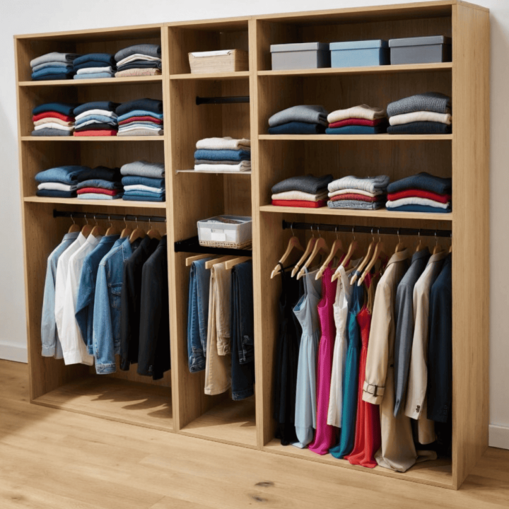 Casa - dressing 240 cm Chêne Hickory